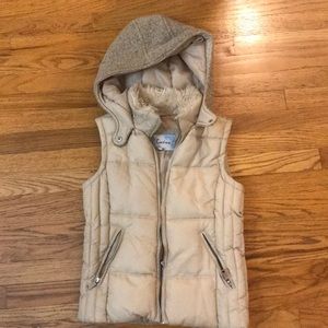 Vest. Size small. Tan with tweed back